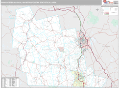 Manchester-Nashua Metro Area Digital Map Premium Style